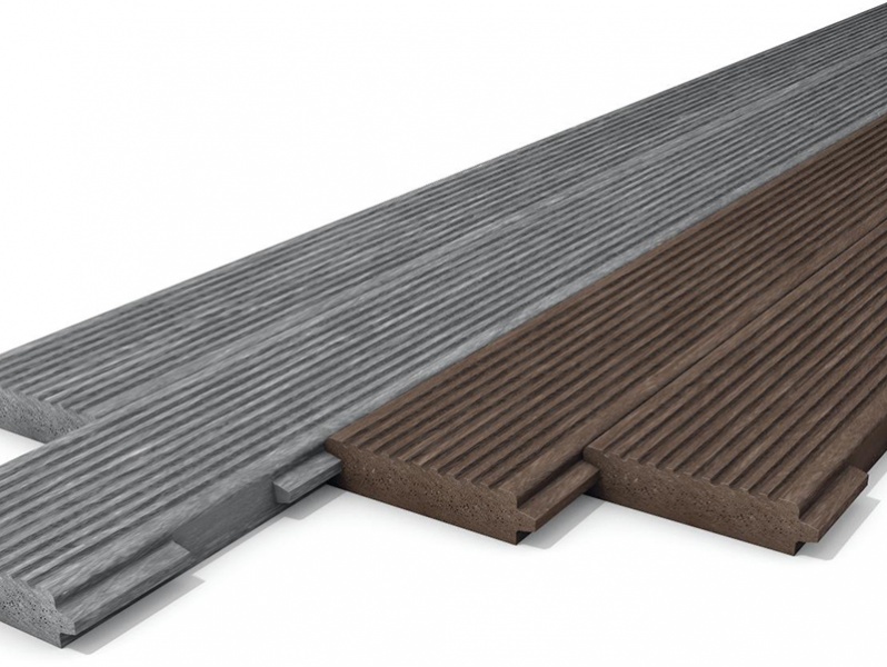 Recycled Mixed Plastic Composite Footpath Planks 170 x 40mm